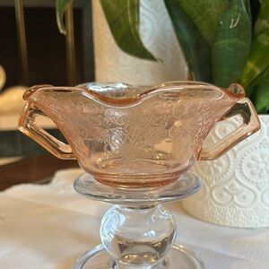 Hazel Atlas Florentine Cream/Soup Bowl